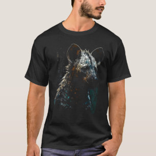 Camiseta Hiena Predador Animal Zoológico Motivo Hyaena 1