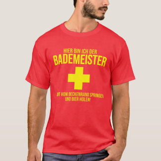 Camiseta Hier Caixa Ich Der Bademeister Beer
