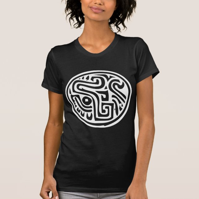 Camiseta Hieroglifo mexicano (Maya) (Frente)
