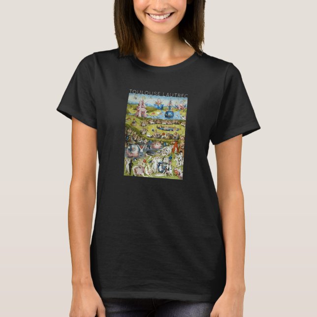 Camiseta Hieronymus Bosch O Jardim Das Delícias Terrenas (Frente)