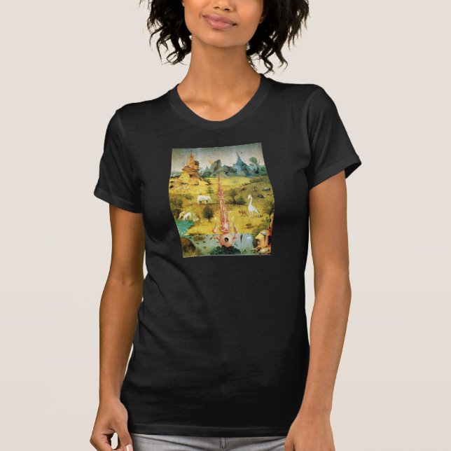 Camiseta Hieronymus Bosch que pinta a arte (Frente)