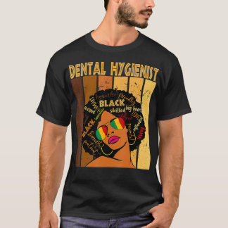 Camiseta Higenista dentária afro-americana Black Histo