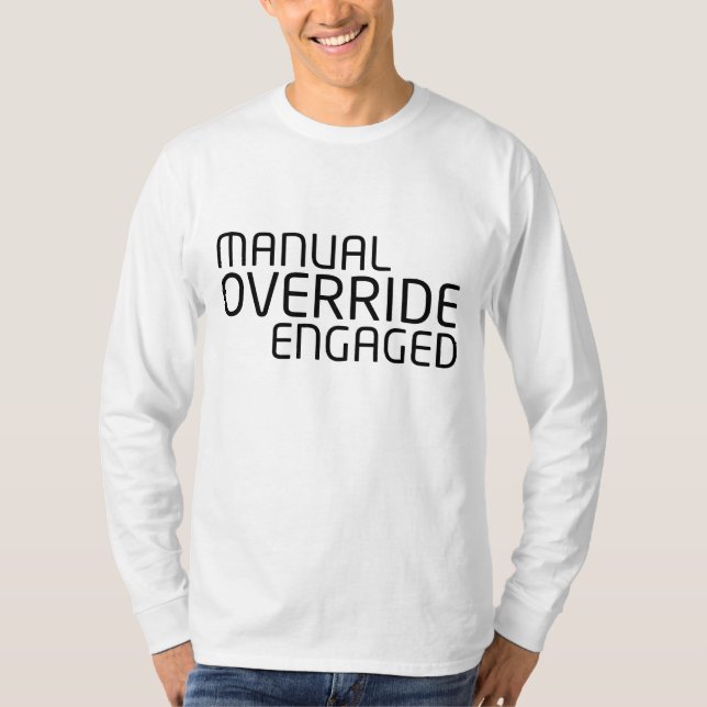 Camiseta High-Density Minimalist Typography Long Sleeve (Frente)