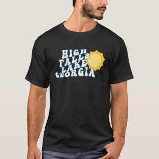 Camiseta High Falls Lake Georgia GA Retro Family Vacation S