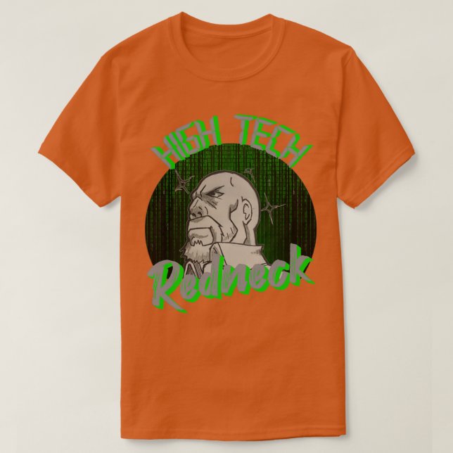 Camiseta High Tech Redneck (Frente do Design)