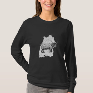 Camiseta Highland Cattle Breeder Highland Cow Baden württem