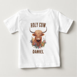 Camiseta Highland Cow Birthday