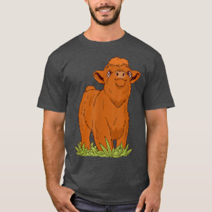 Camiseta Highland Cow Farmer Scottish Cattle