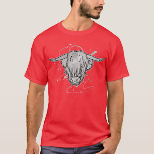 Camiseta Highland Cow Farts Scottish Cow