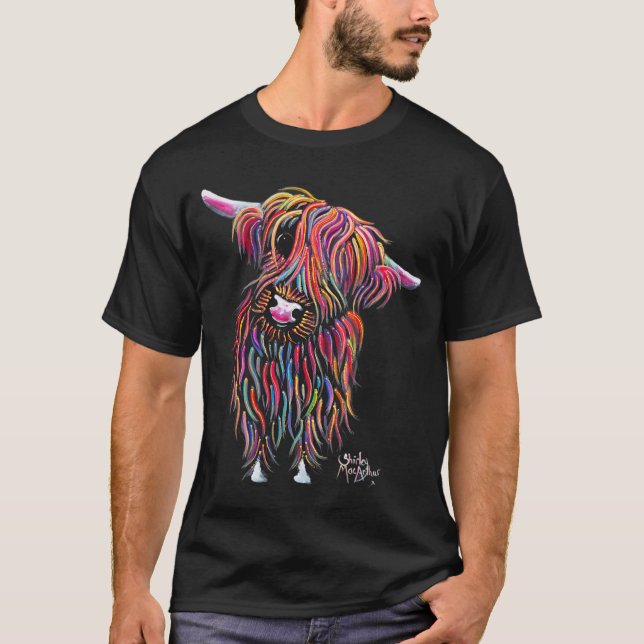 Camiseta HiGHLaND CoW Impressão ANiMaL PRiNT ' BoLLY ' (Frente)