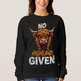 Camiseta Highland Cow No Highlands Given Funny Sarcastic