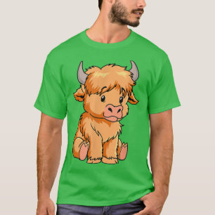 Camiseta Highland Cow Scotland Farmers471