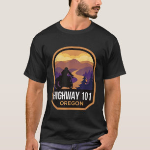 Camiseta Highway 101 Oregon Motorcycle Biker