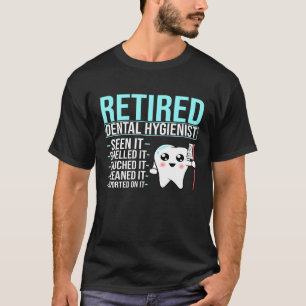 Camiseta Higienista Dental Aposentado - Dentista Engraçado