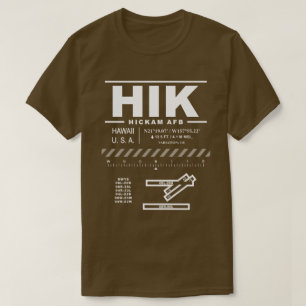 Camiseta HIK Base da Força Aérea de Hickam