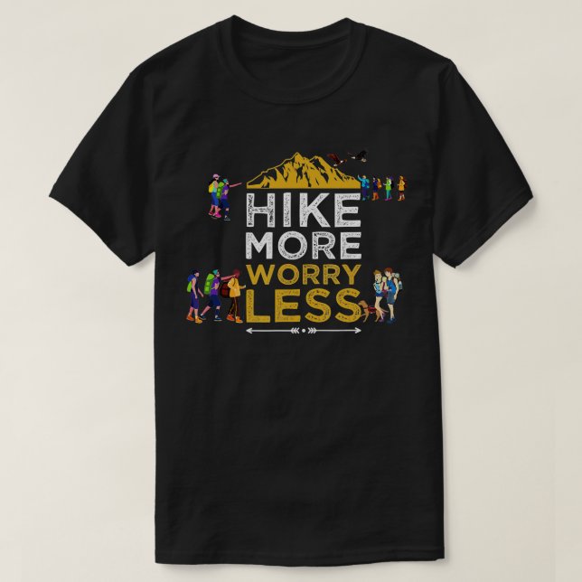 CAMISETA HIKE MAIS PREOCUPADO MENOS CAMPA (Frente do Design)