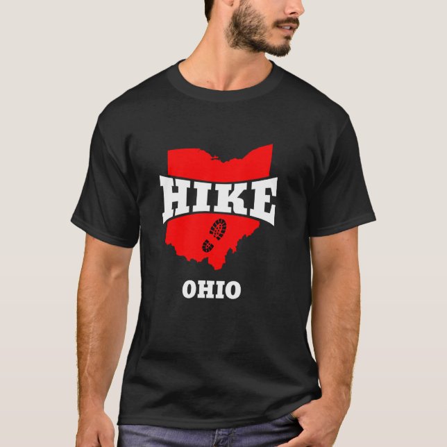 Camiseta Hike Ohio Backpacking Outdoor (Frente)