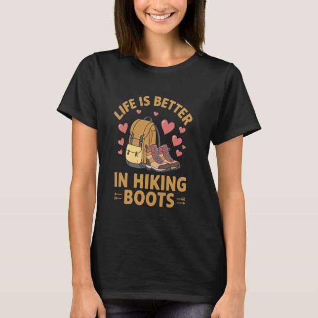 Camiseta Hiker Backpacking Outdoor Camping Hipropulsor (Frente)