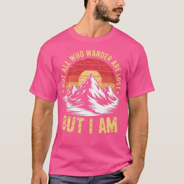 Camiseta Hiker Backpacking Outdoor Lover Camping (Frente)
