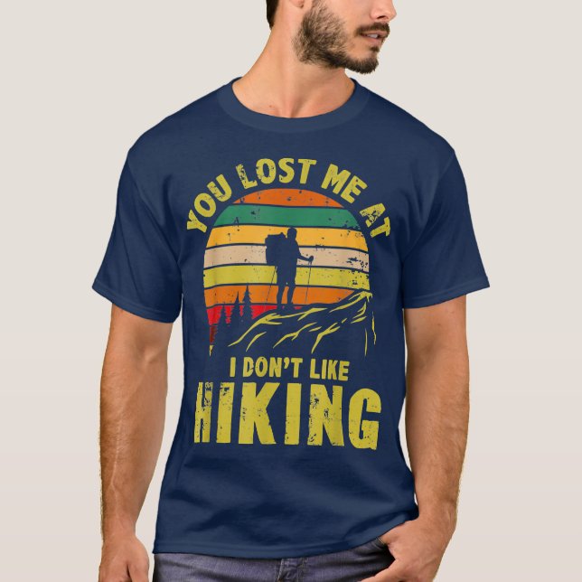 Camiseta Hiker De Montanha Que Me Perdeste. (Frente)