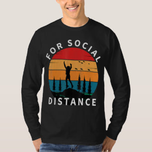 Camiseta Hiker De Pista Retro Na Montanha Rochosa Ultramari