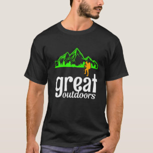 Camiseta Hiker De Pista Retro Na Montanha Sunset Retro Rock