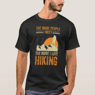 Camiseta Hiker De Pista Retro Na Montanha Sunset Retro Rock