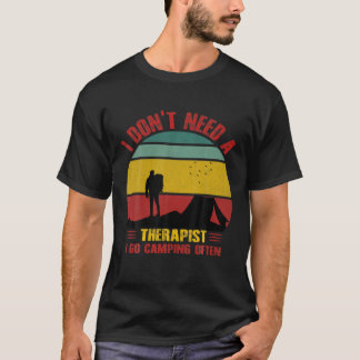 Camiseta Hiker De Pista Retro Na Montanha Sunset Retro Rock