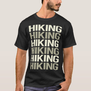 Camiseta Hiker do Hike do Hike de Texto Branco