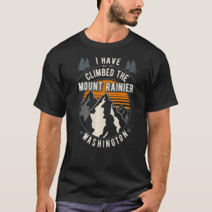 Camiseta Hiker Não Escalou O Monte Raini, Subindo No Climer