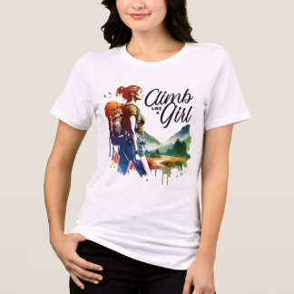 Camiseta Hiker Tee, Enfermeira, Montanha Subindo