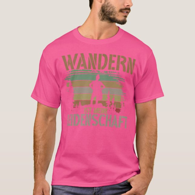 Camiseta Hiking Passion Mountain Climbing Mountaineering Ou (Frente)