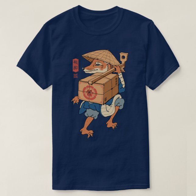 Camiseta Hikyaku Fox (Frente do Design)