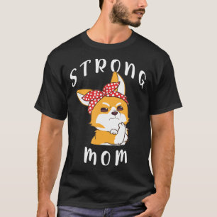 Camiseta Hilariary Rosie Riveter Amp Corgi Cachorro Mãe Com