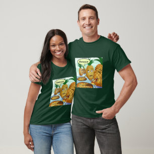 Camiseta Hilário LTCartoons Cartoon Pizza de Abacaxi