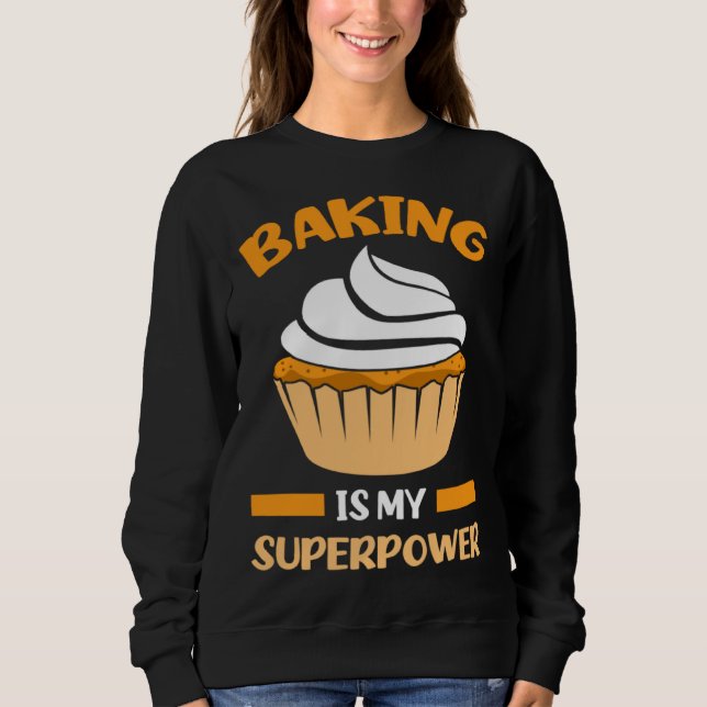 Camiseta hilarious baking text baker (Frente)