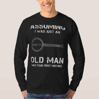 Camiseta Hilarious Banjo Tee: Seu Primeiro Erro? Embrace t
