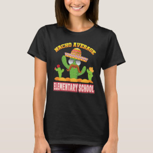 Camiseta Hilarious Cactus Nacho Escola Elementar Média B