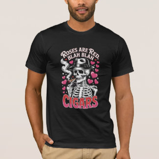 Camiseta Hilarious Roses Are Red Blah Cigar Valentines