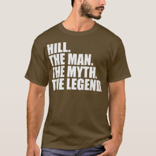 Camiseta Hill Nome da família Hill sobrenome Hill Surname H