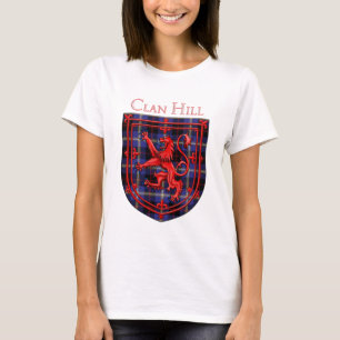 Camiseta Hill Tartan Scottish Xadrez Lion Rampant
