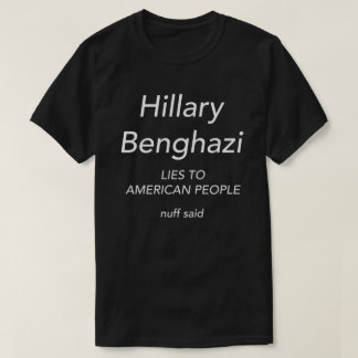 Camiseta Hillary Benghazi