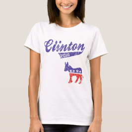 Camiseta Hillary Clinton 2016 Democratas desportivas