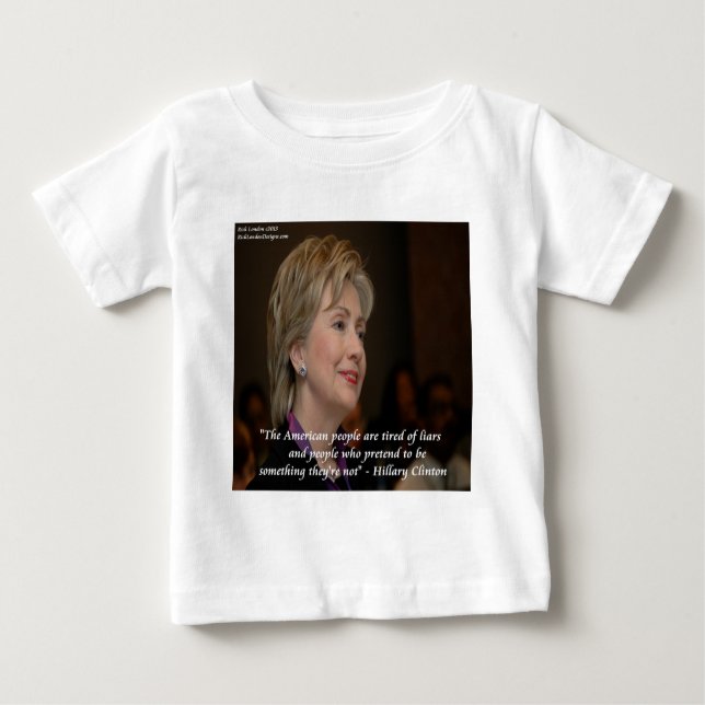 Camiseta Hillary Clinton Americanos São Citados (Frente)