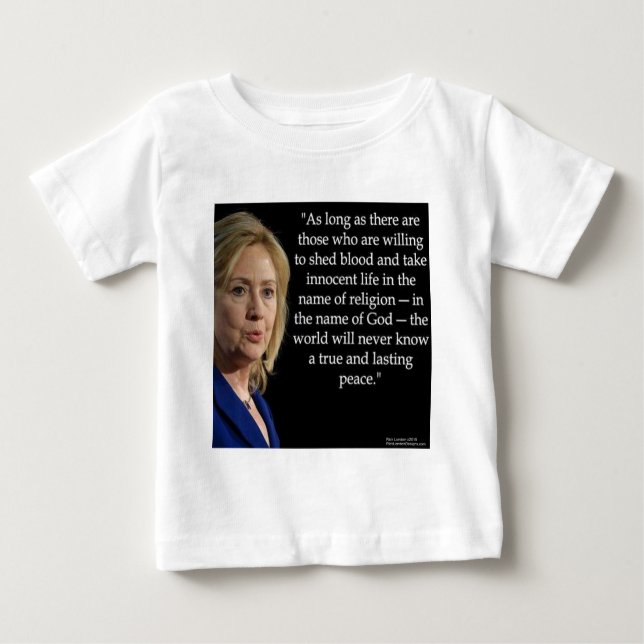 Camiseta Hillary Clinton Blood Religion Cote (Frente)