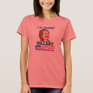 CAMISETA HILLARY CLINTON EU SOU PRESIDENCIAL