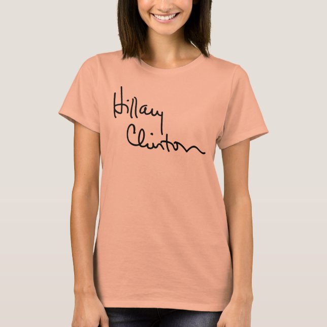 Camiseta Hillary Clinton Signature (Frente)