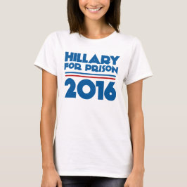 Camiseta Hillary para a prisão