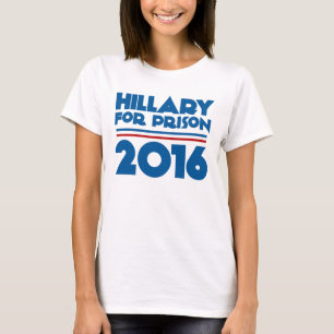 Camiseta Hillary para a prisão