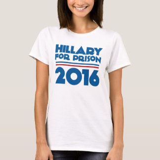 Camiseta Hillary para a prisão